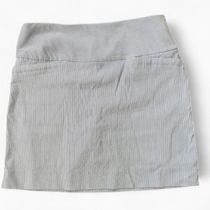 SC&CO Pinstripe Stretch Athletic Skirt Tennis Prep Skort Golf Pickleball Size M
